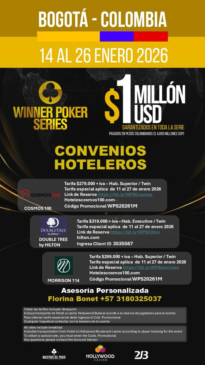 Winner Poker Series Hoteles