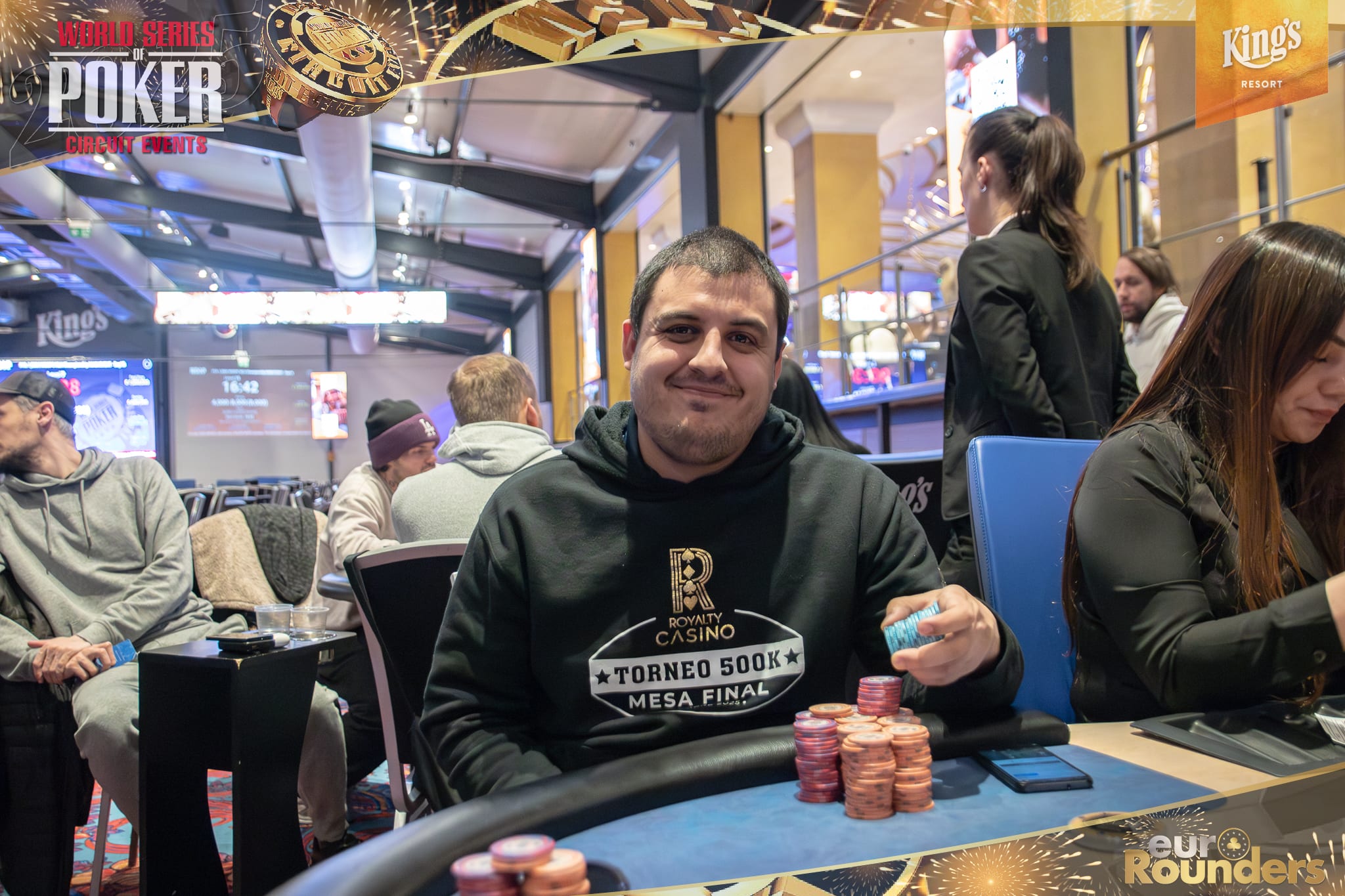 José Gómez lideró el Día 1A del WSOP Main Event en Rozvadov
