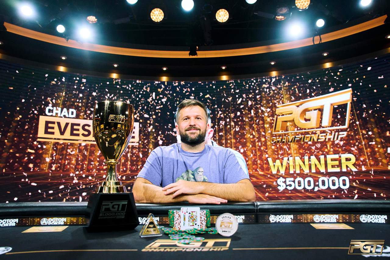 Chad Eveslage eliminó a Negreanu y ganó el freeroll millonario del PGT Championship