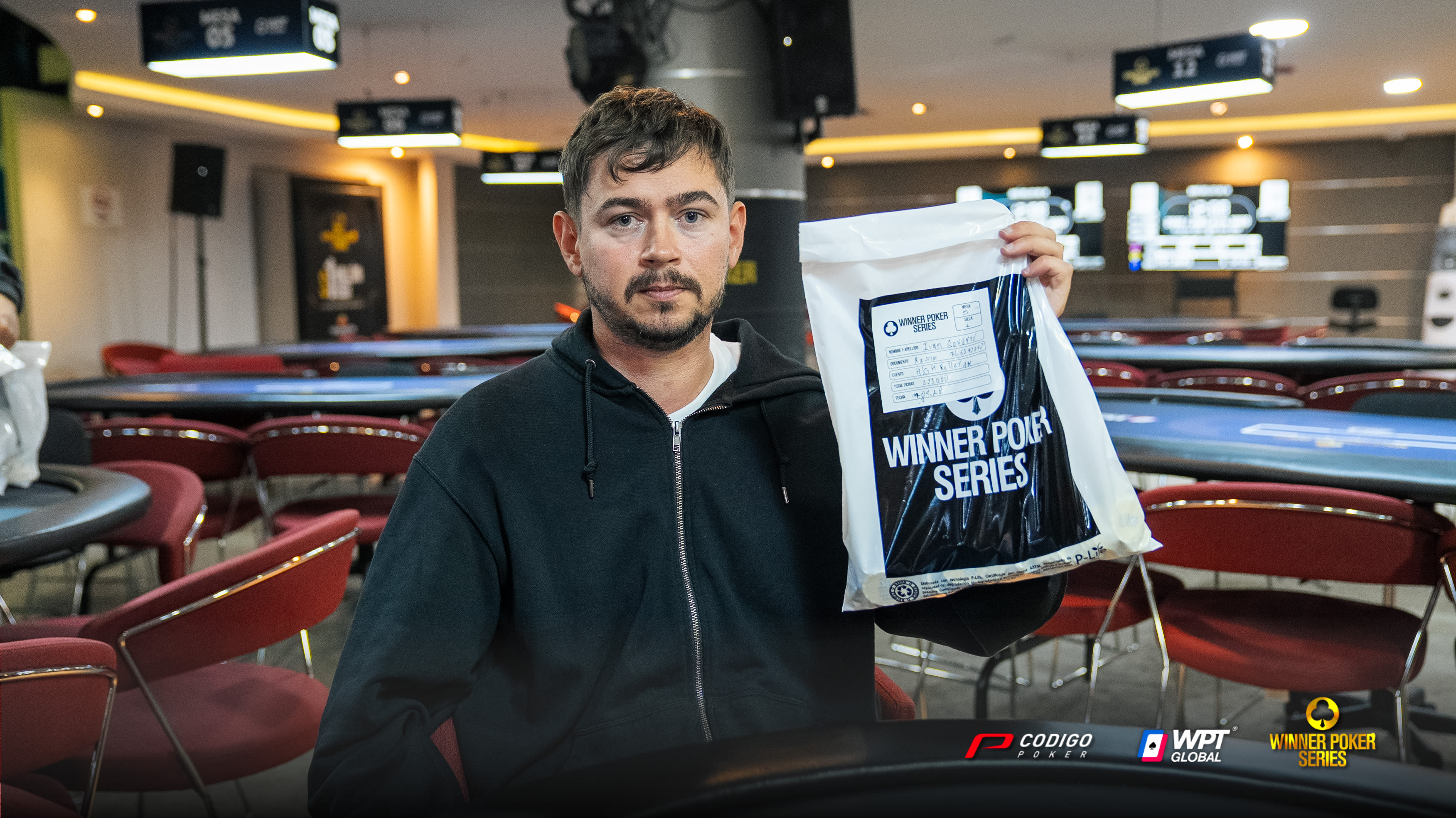 Iván Govorov quedó al mando del Día 1A del High Roller