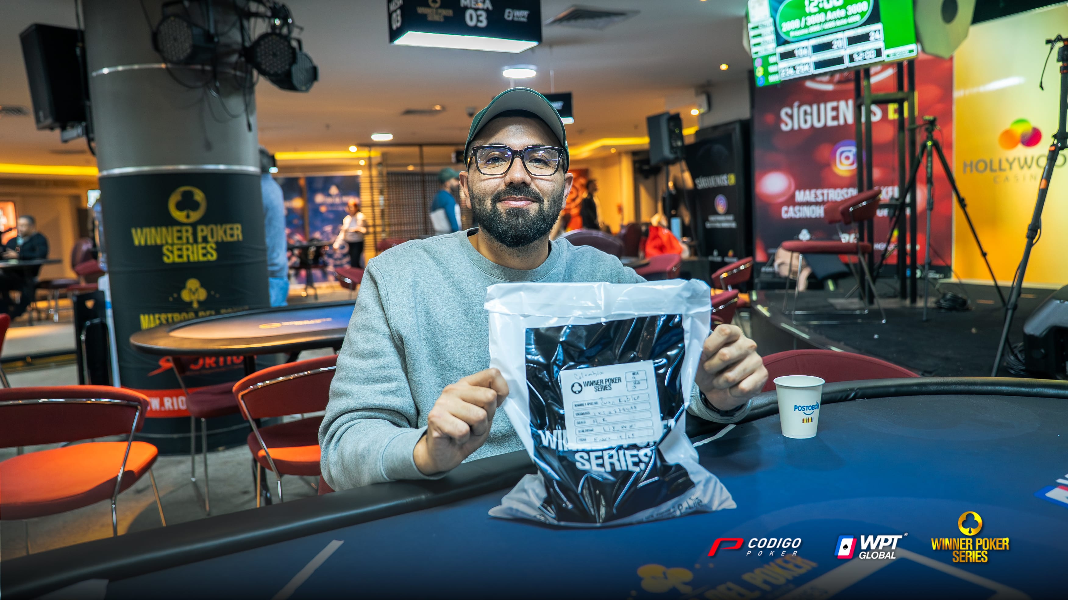 Winner Poker Series: Juan Robles comandó el Día 1B y lidera el High Roller