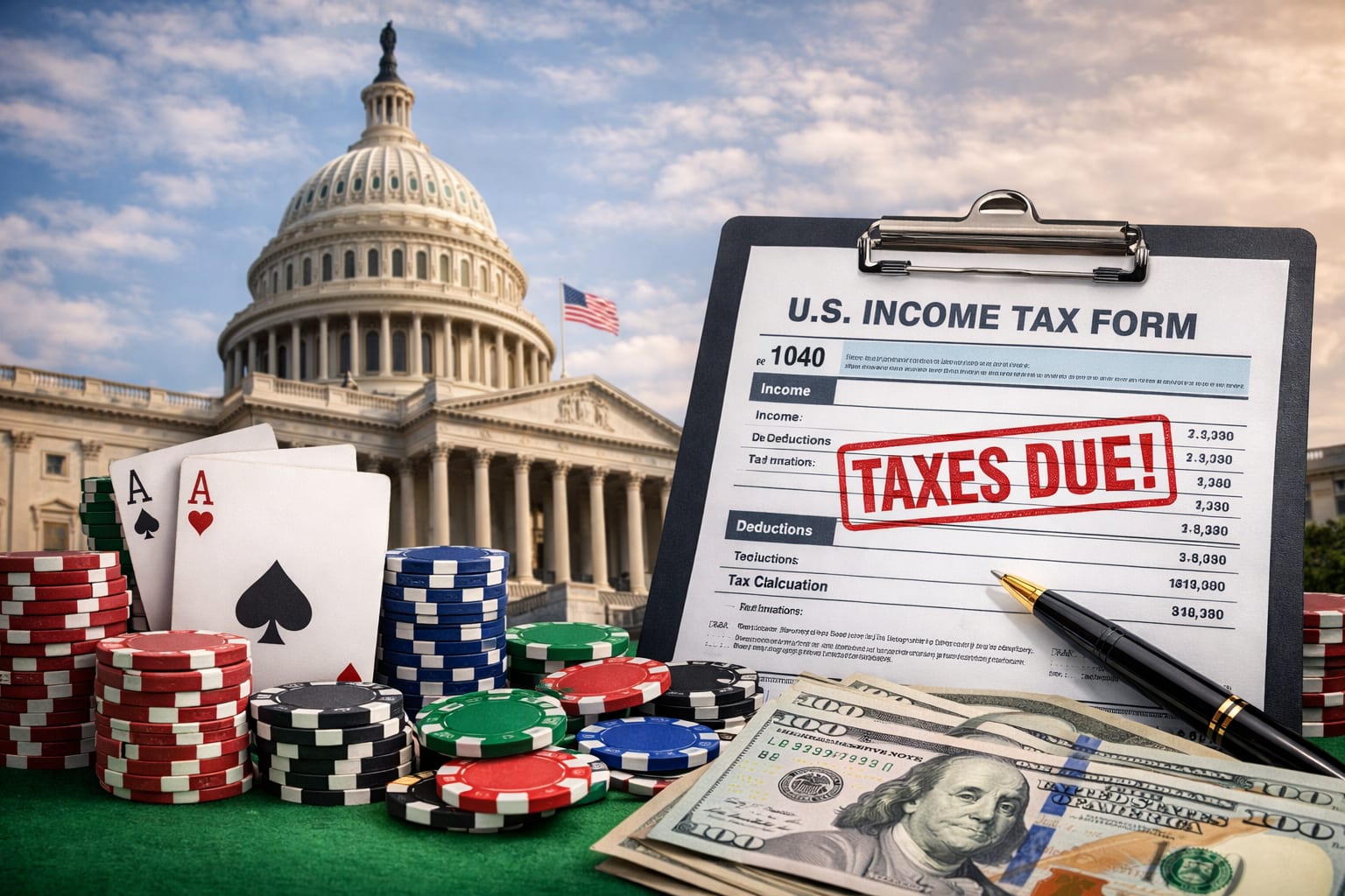 El Congreso de Estados Unidos frena corrección tributaria y golpea a jugadores de poker