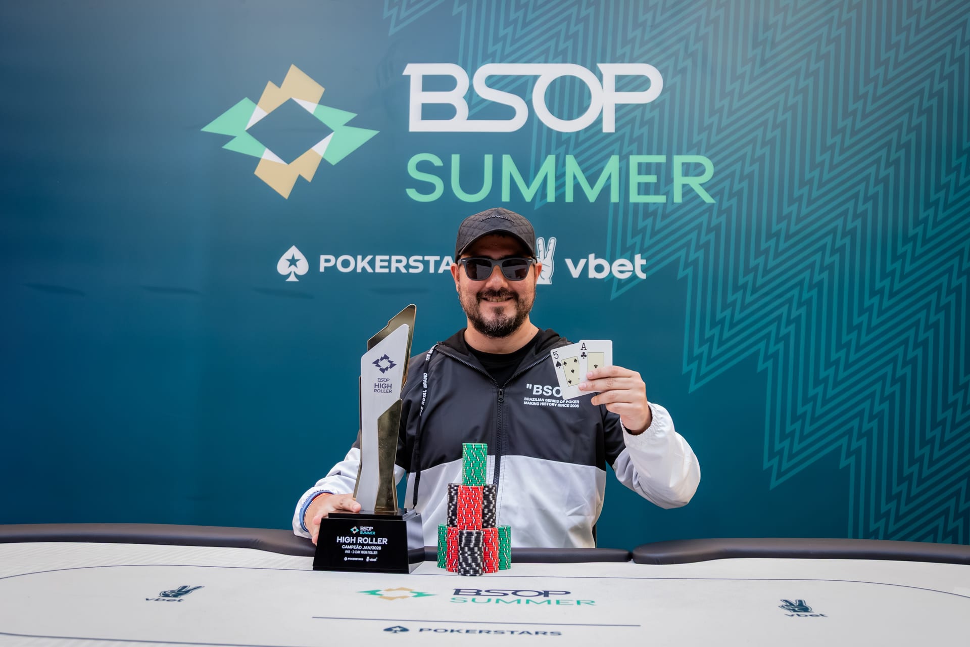 Gerardo Rodríguez cerró el BSOP Summer con un título en el High Roller