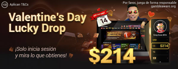 Amor verdadero de GGPoker: premios solo por iniciar sesión el 14 de febrero
