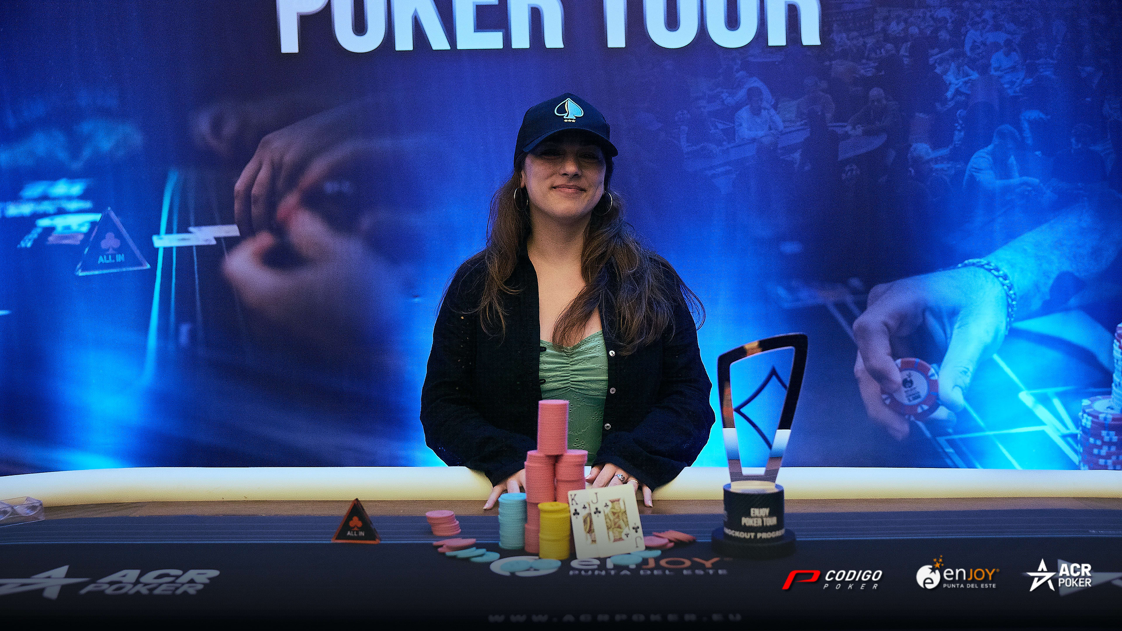Micaela Yanigro conquistó el Evento PKO del Enjoy Poker Tour