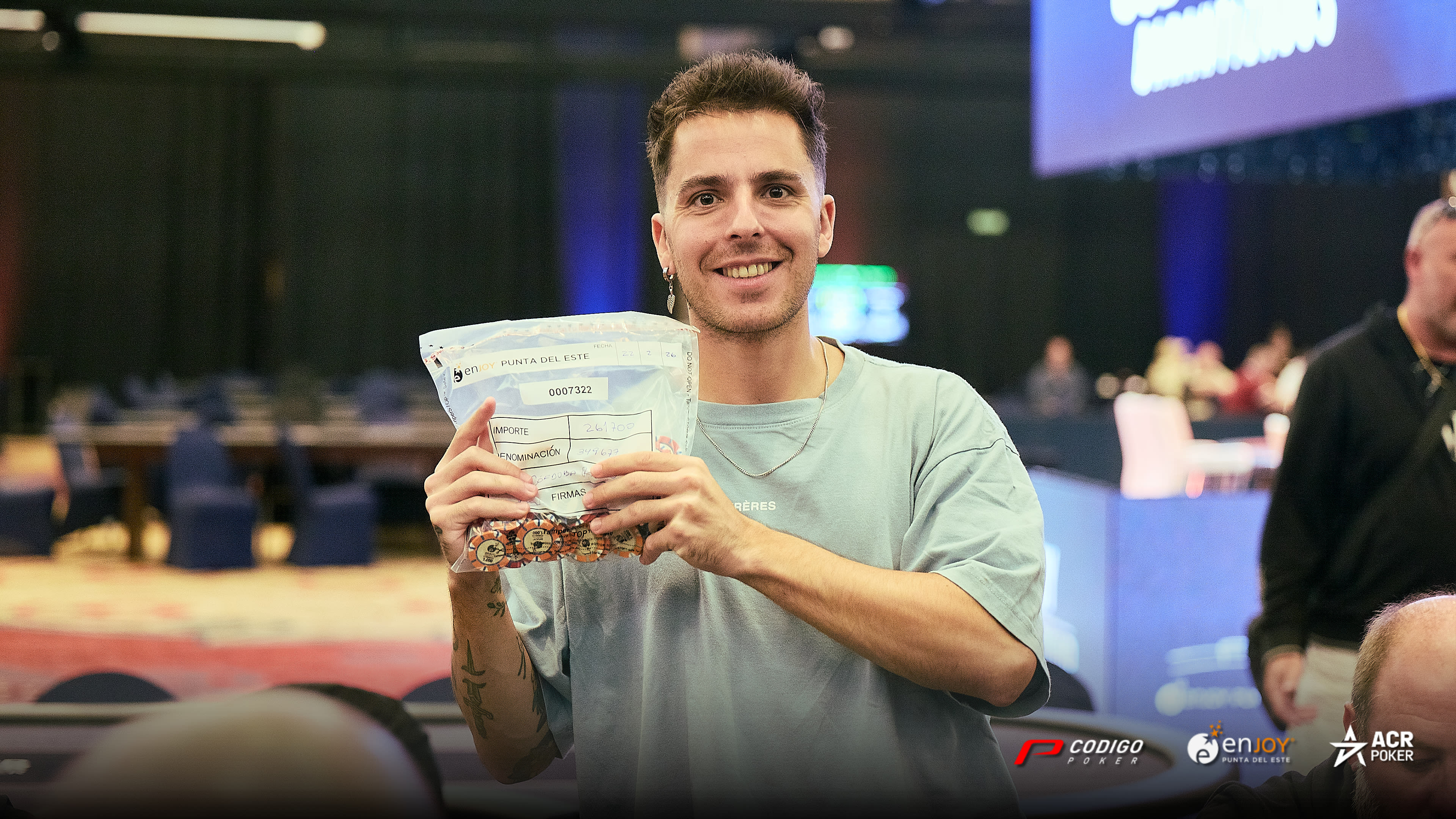 Enjoy Poker Tour: Cordoba y Ottonello lideraron en el Main Event