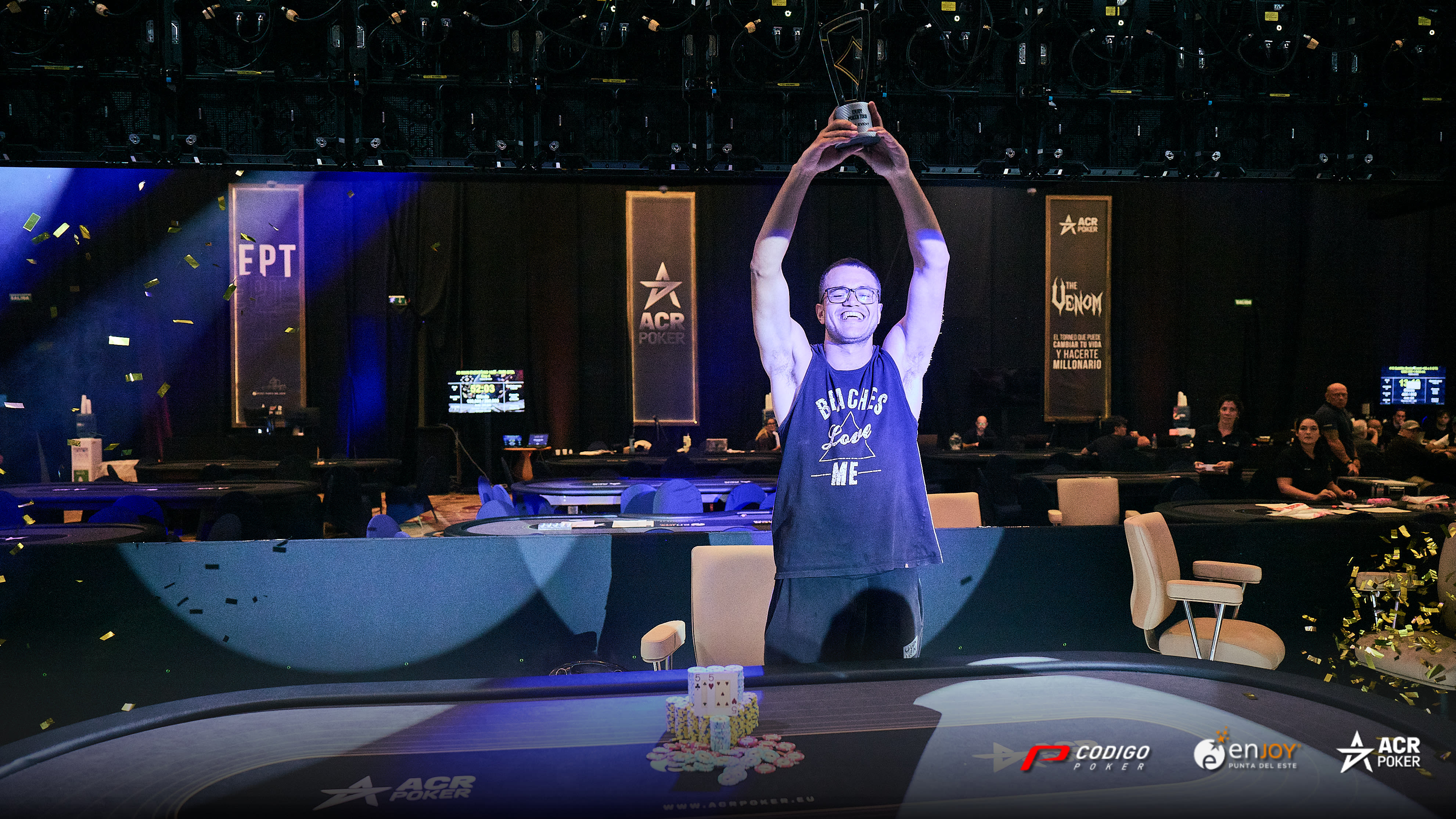 Palabra de campeón, Carlos Serrano en el Enjoy Poker Tour: “Tenía muchas ganas de ganar acá”