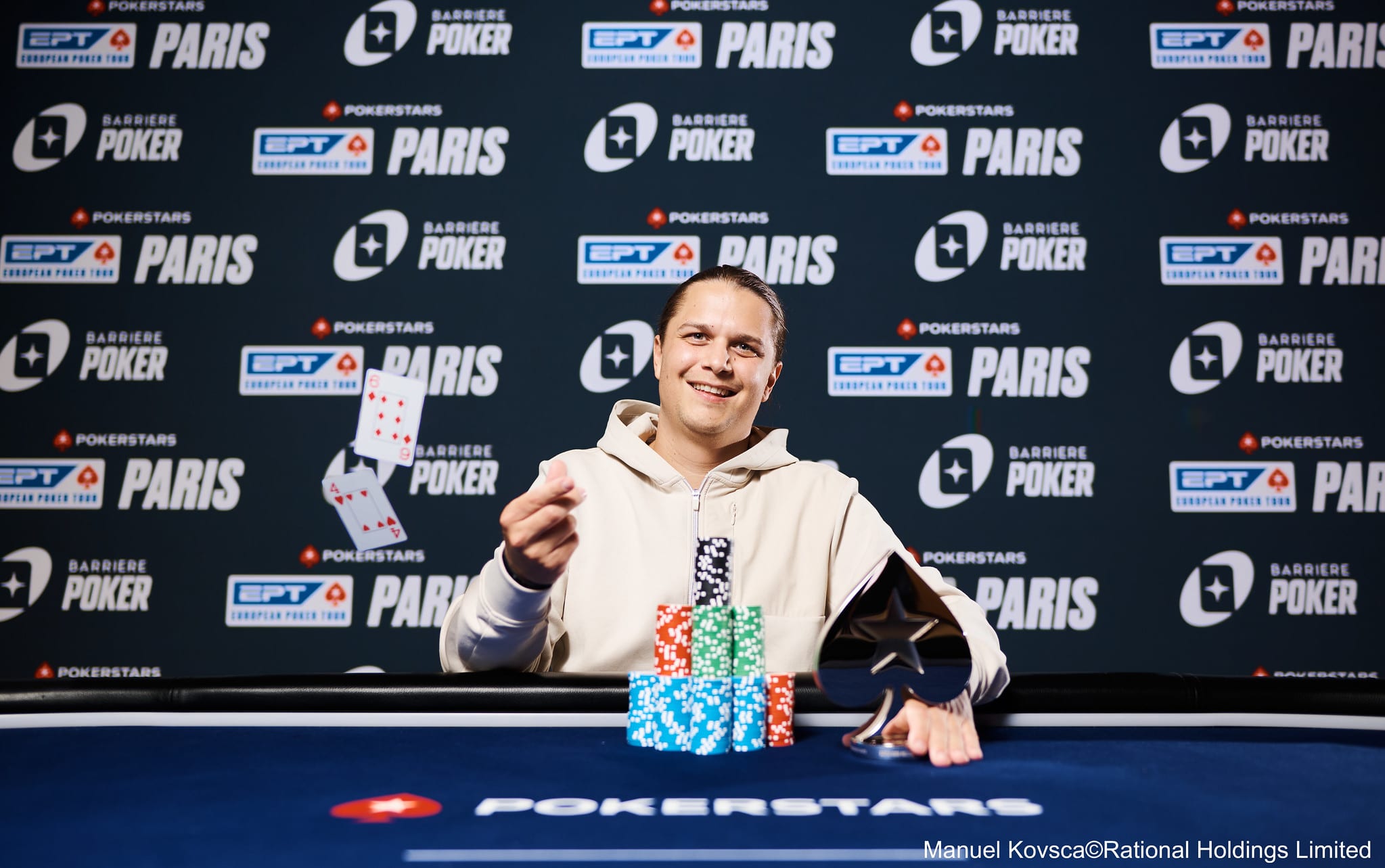 EPT París: Niklas Astedt, la leyenda del poker online, ganó su segundo mayor cobro en vivo