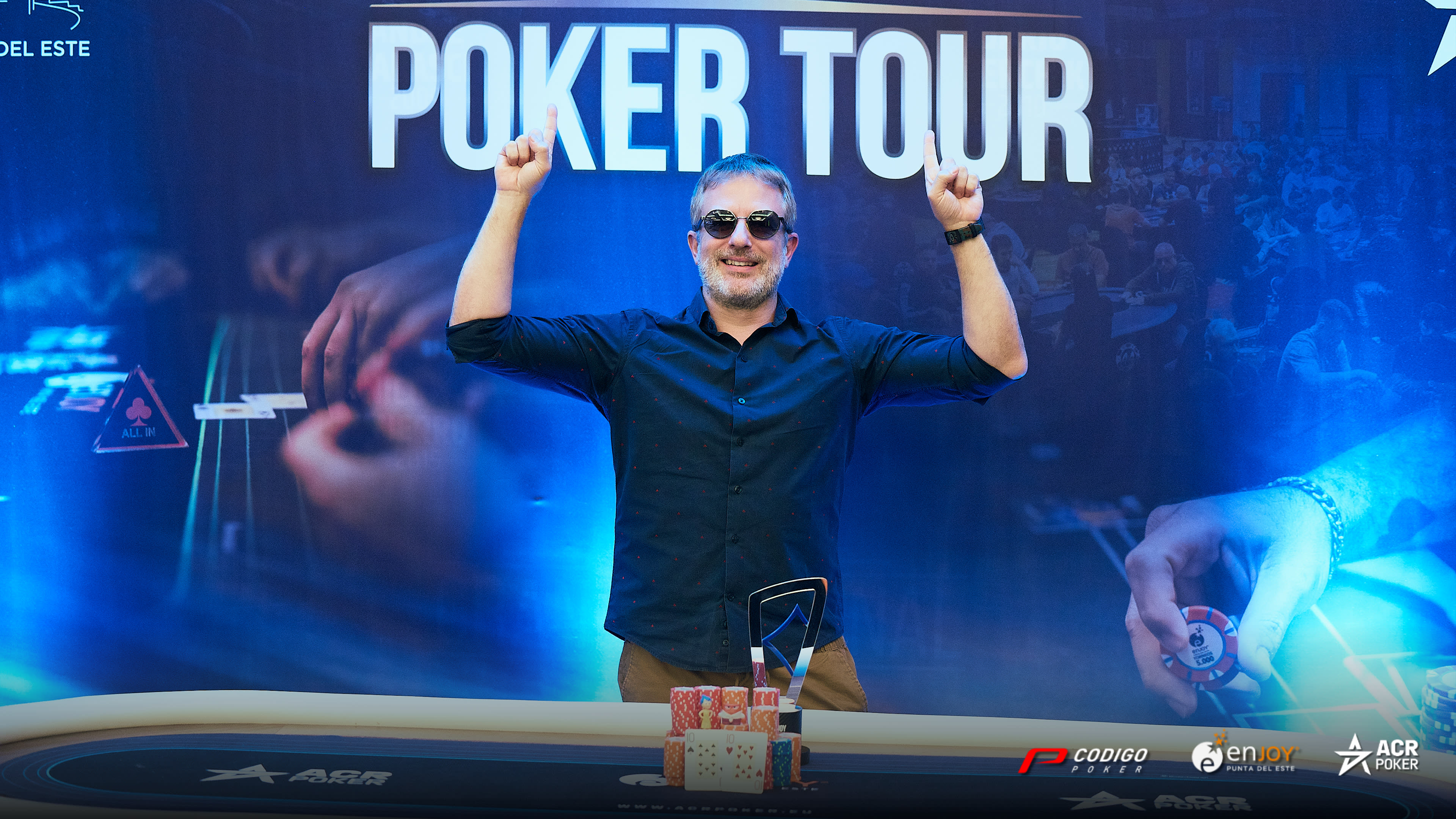 Enjoy Poker Tour: Carlos Peuvrie ganó el evento Turbo KO