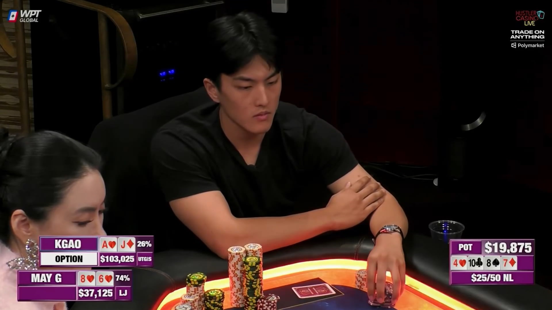 Después de bluffear toda la noche, metió una escalera y ganó casi US$100K