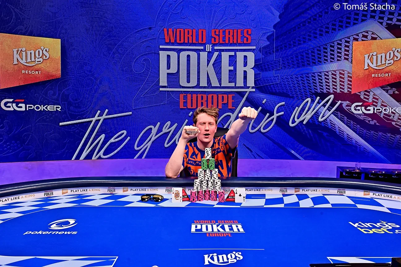 Michal Schuh se convirtió en un coloso en la WSOPE