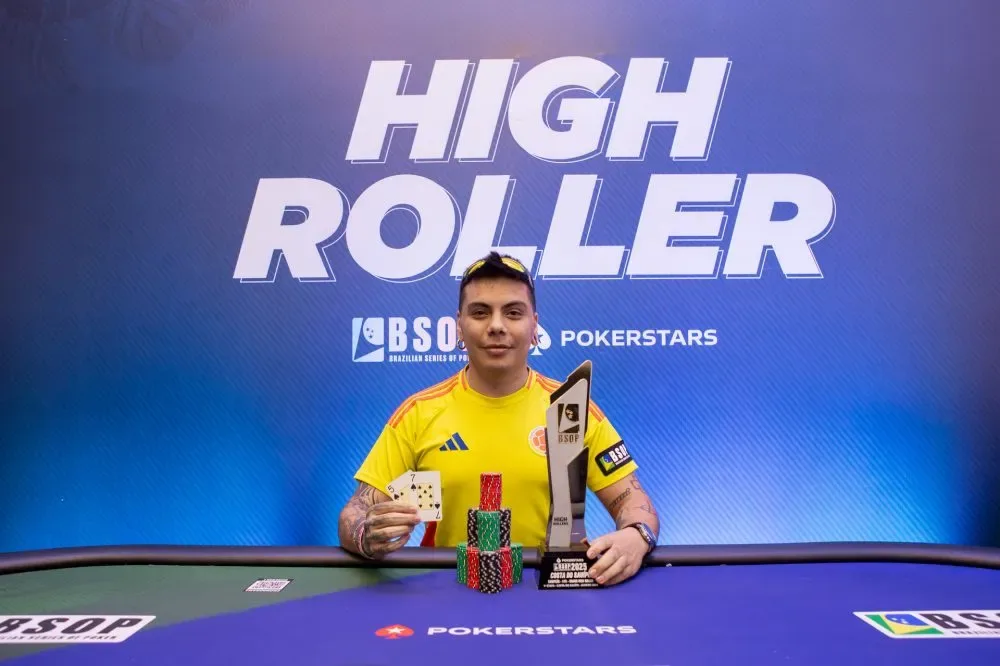 Sebastián Fonseca se llevó a Colombia el Grand High Roller del BSOP Costa do Sauípe