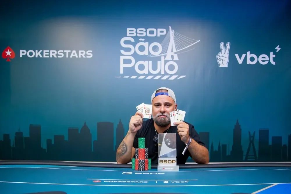Segundo dia de BSOP São Paulo tem vitória de Kadu Campion no Omaha Dealers Choice 4/5 Carta