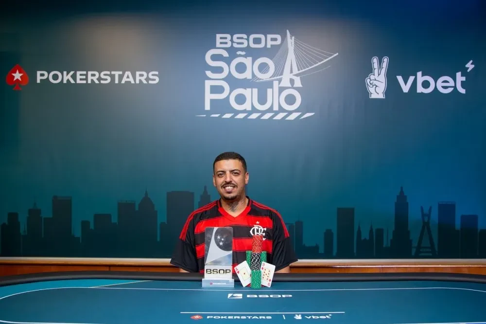 Victor Freitas vence Mystery Bounty Deepstack no BSOP São Paulo
