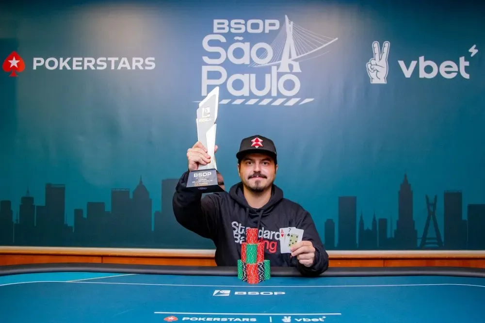 Ariel Suassuna conquista 2-Day High Roller no último dia de BSOP São Paulo