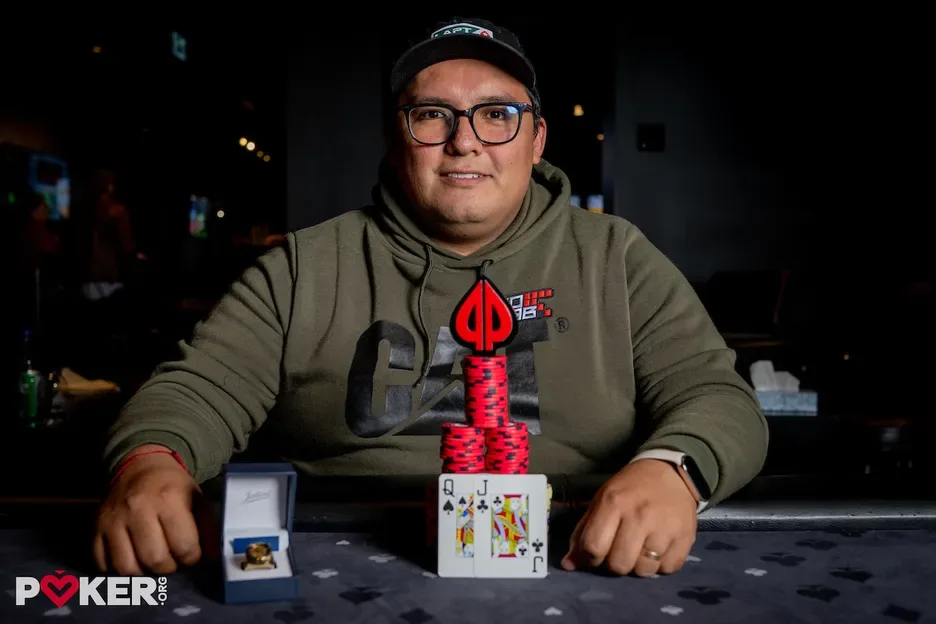 Osvaldo Mejía hizo historia al ganar en Canadá su primer anillo de la WSOP