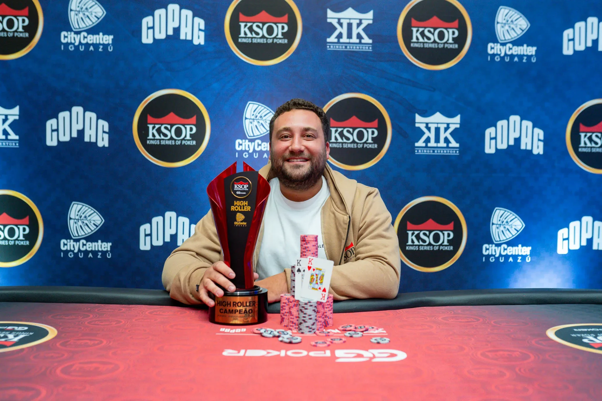 Lucas Zappa se quedó con un High Roller bien argentino en el KSOP Iguazú