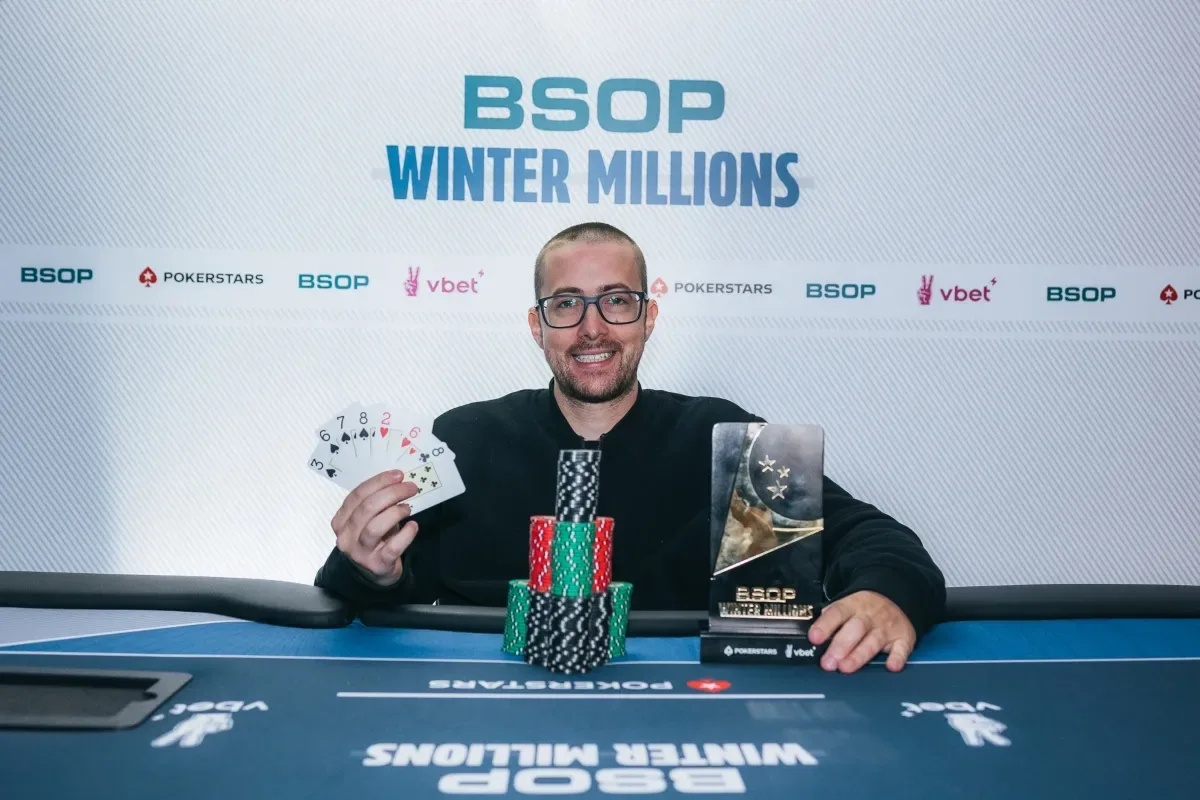 Jonathan Drane crava seu nome entre os premiados desta quarta-feira do BSOP Winter Millions