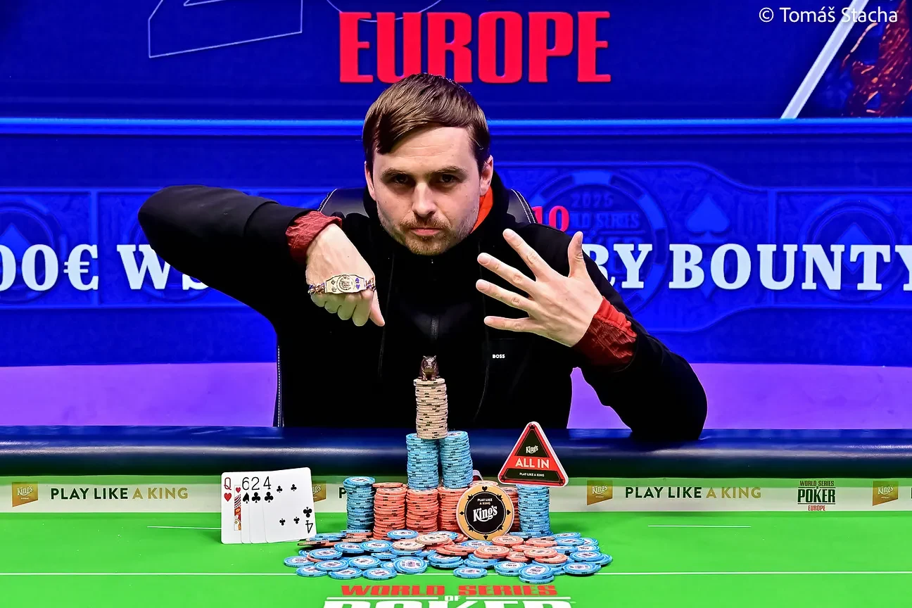 Martin Kabrhel conquista quinto bracelete no PLO Mystery da WSOPE