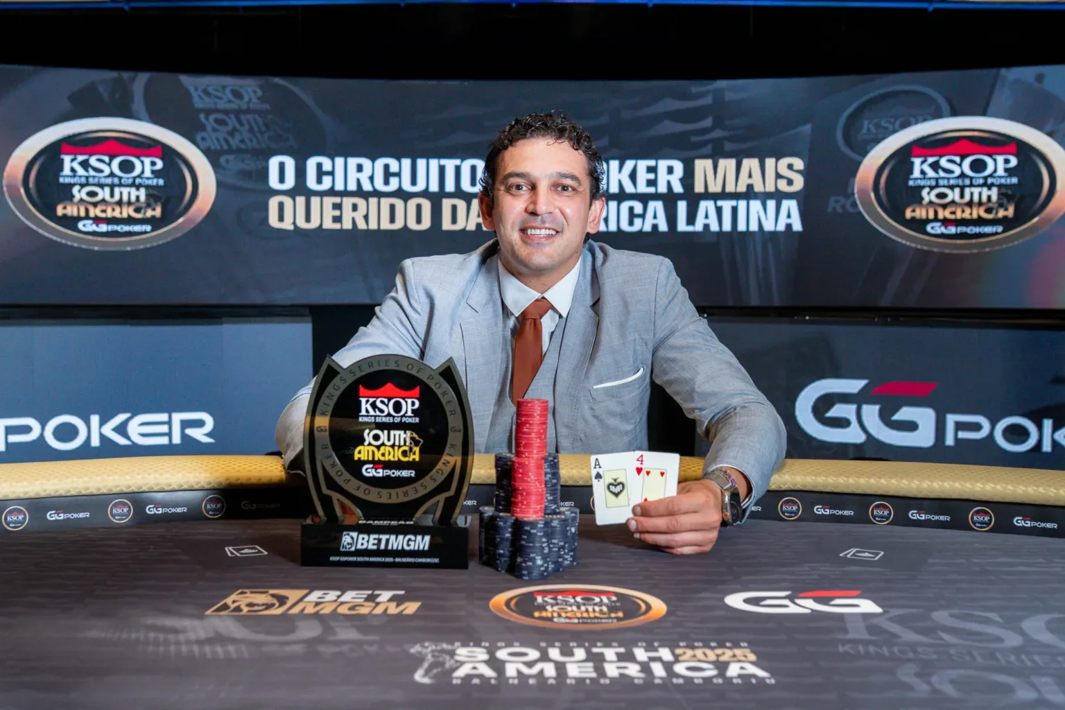 De la mesa final al altar: João Broering gana en el KSOP… ¡con el traje del matrimonio puesto!