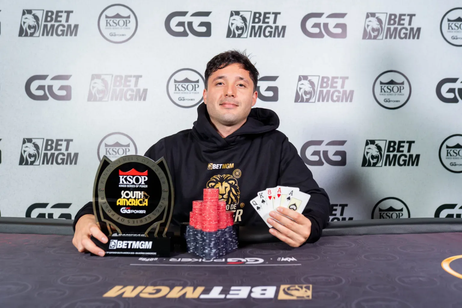 Marco Pérez mostró su verstalidad en el KSOP South America