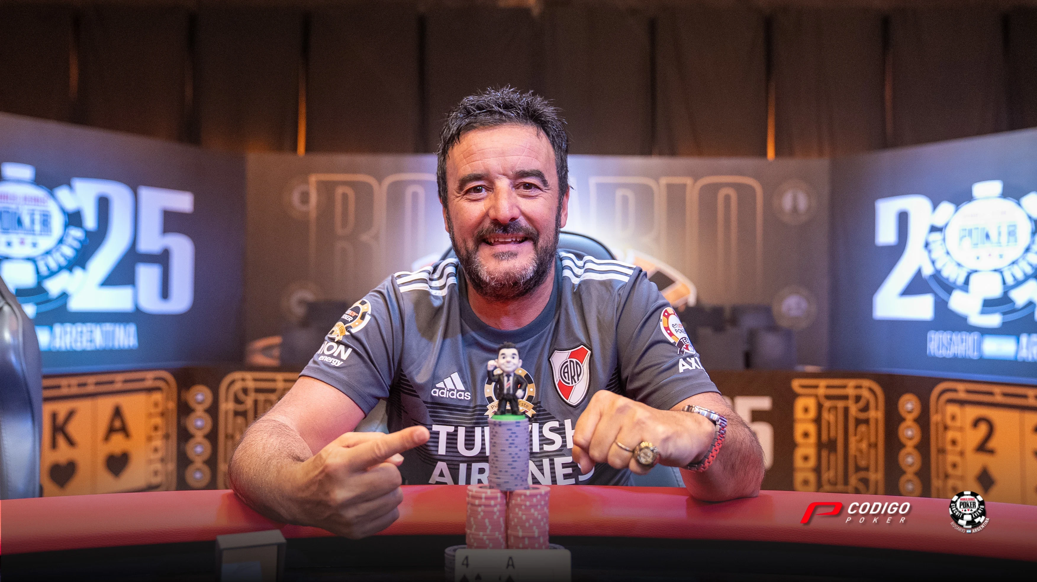 Gaspy Fernández ganó su anillo de la WSOP Rosario tras un final maratónico