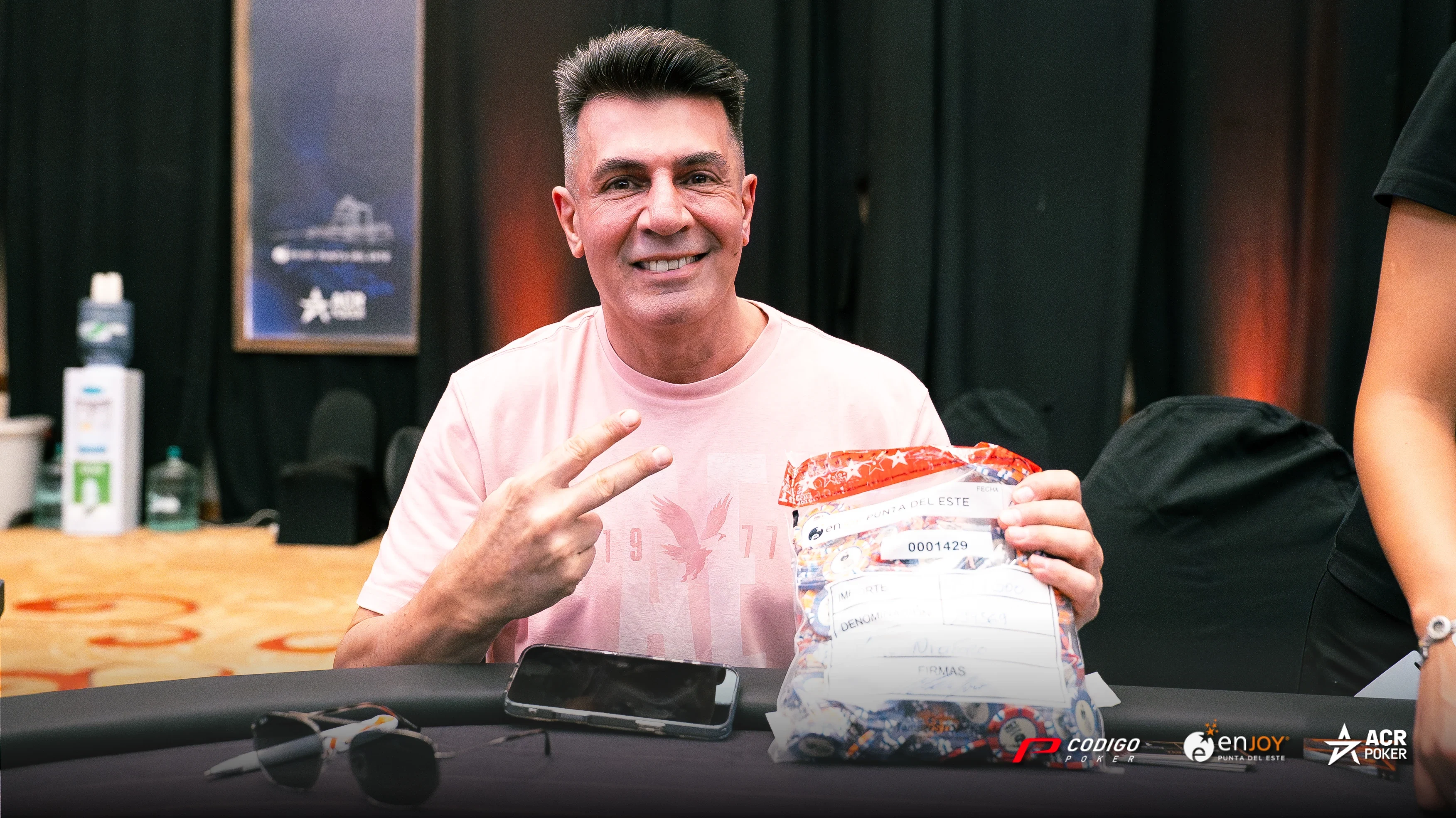 Enjoy Poker Tour: Mario Niciforo lideró en el comienzo del Main Event