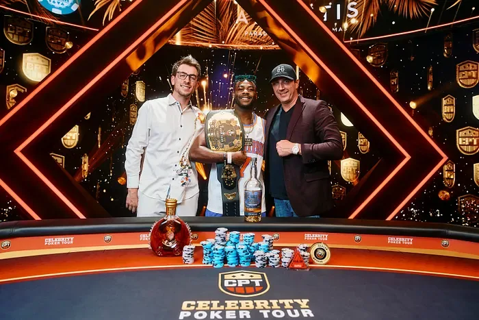 De la UFC a la mesa final: Aljamain Sterling reina en el excéntrico Celebrity Poker Tour de Bahamas