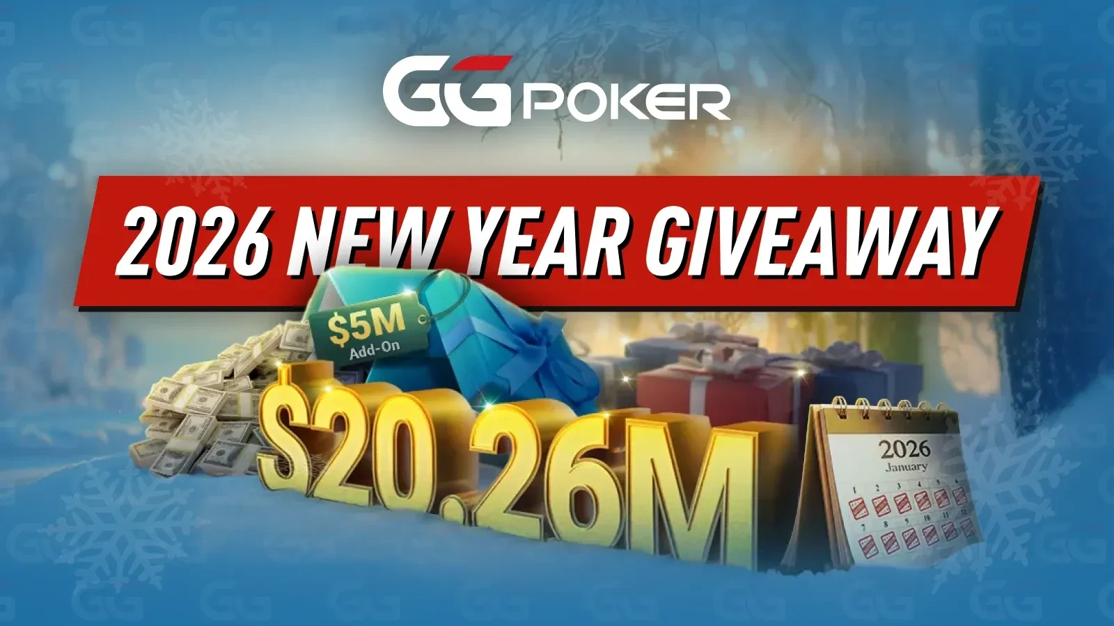 GGPoker cierra enero con un torneo de US$5 millones y las Series de Invierno