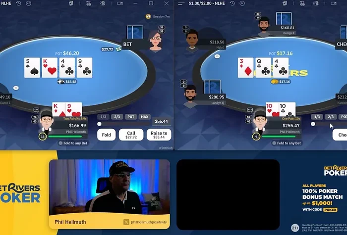 Phil Hellmuth Jugó Todas Las Manos En Un Torneo De Poker Online 7 Hellmuth Crush Low Stakes Online
