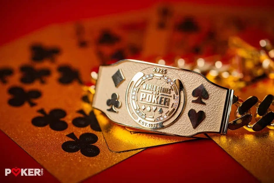 El codiciado brazalete de la WSOP 2025 luce un nuevo diseño