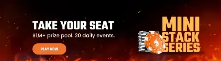 Ministack Series MiniStack Series de Ignition Poker: US$3 y US$10,000 GTD