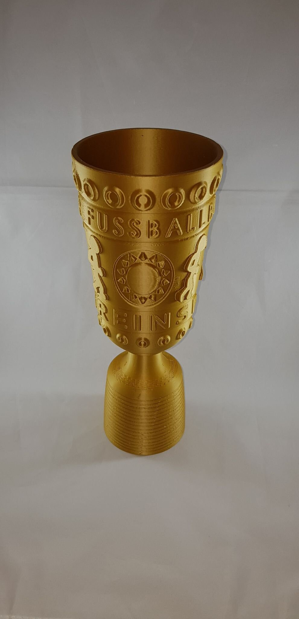 20cm Football trophy German DFB Pokal cup Golden image 8