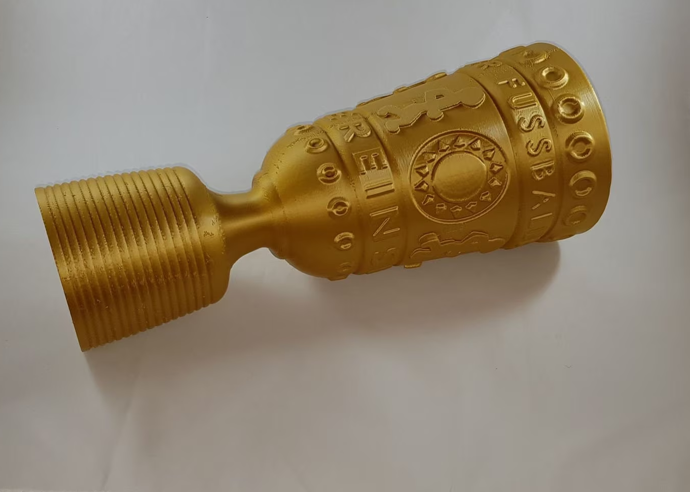 20cm Football trophy German DFB Pokal cup Golden image 4