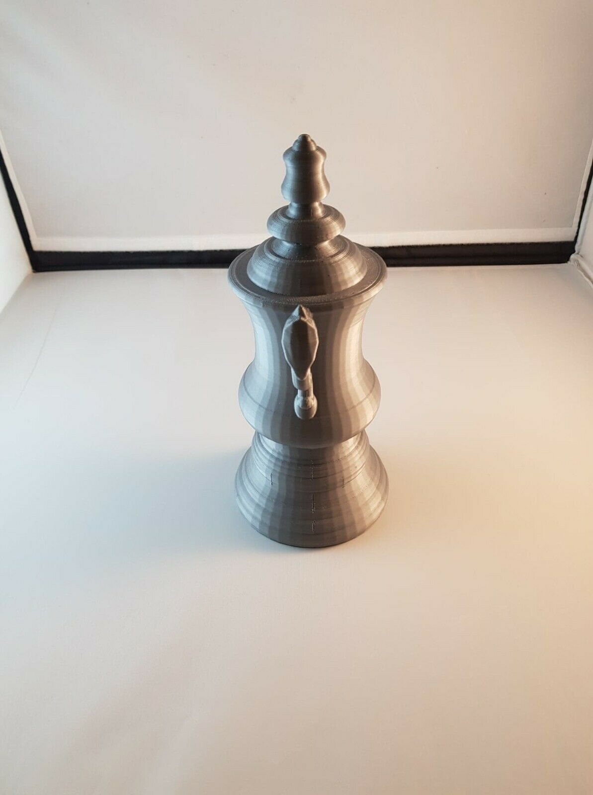 Football trophy silver 20 cm tall English Football cup replica image 4