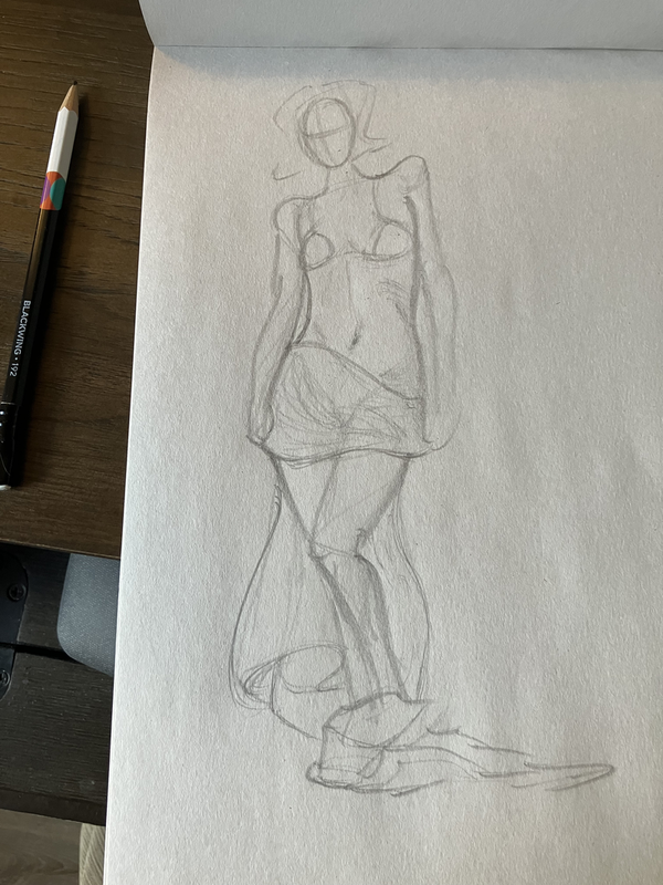 Figure Drawing With Cloth