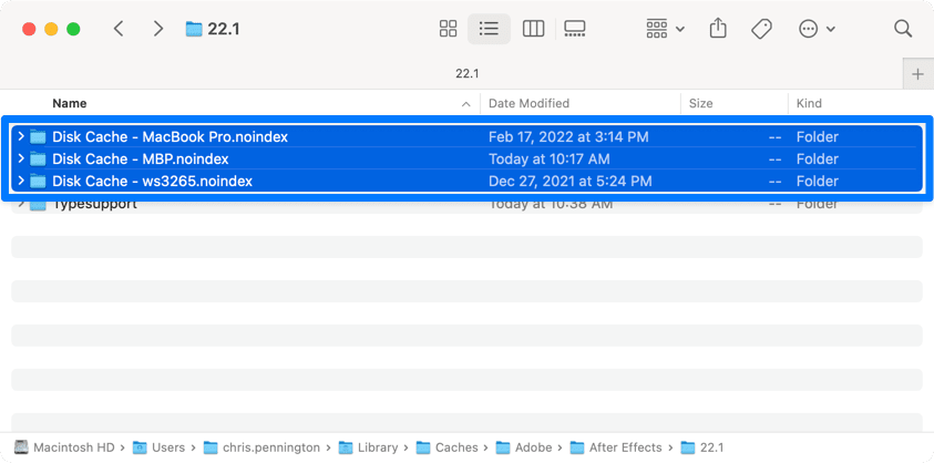 Delete Adobe Cache size