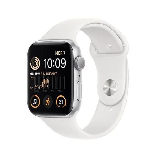 Apple Watch SE 2e gén. 44mm GPS Minuit, vue 1 sur 3