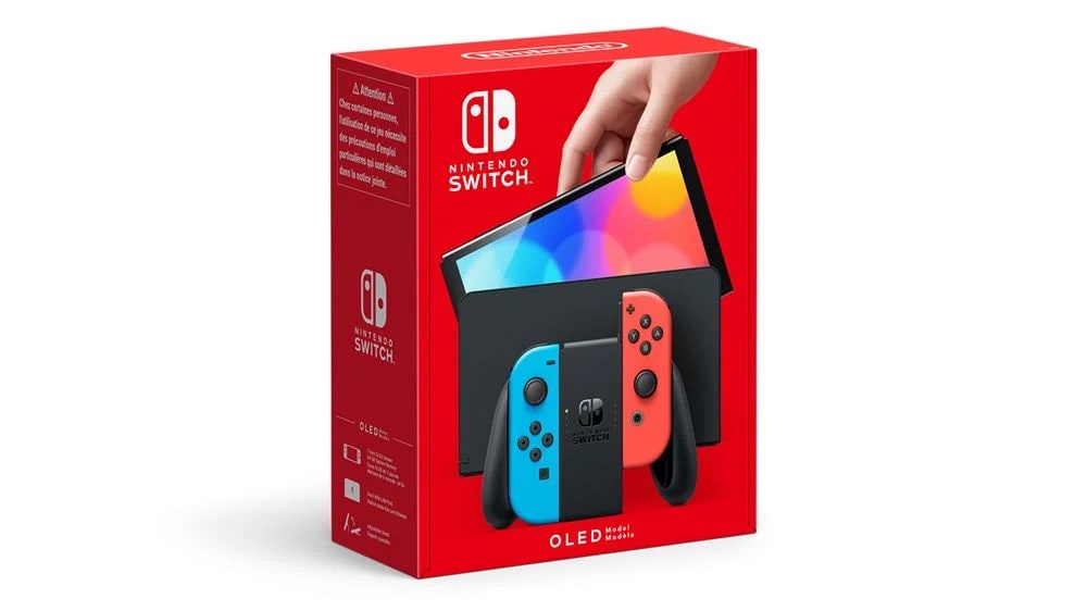 Nintendo Switch OLED — Blanc, vue 1 sur 4