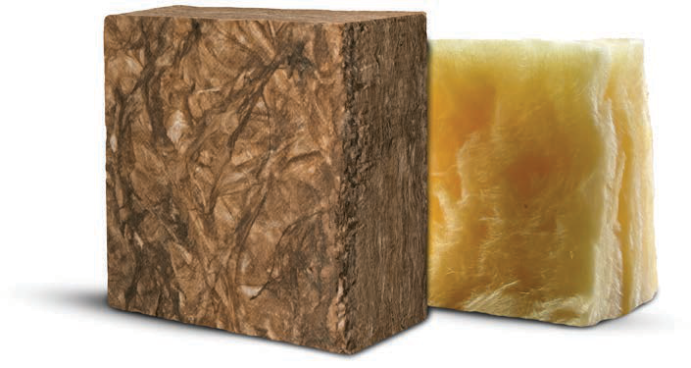 ECOSE glasswool vs traditional mineral wool