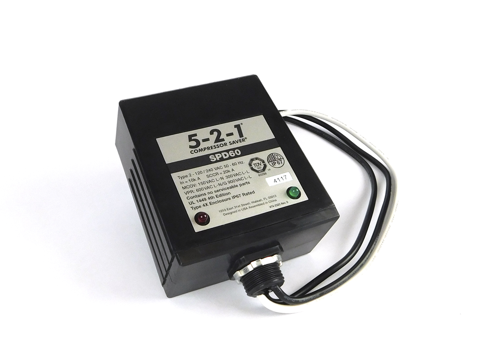 Spd60 5 2 1 Surge Protector Cps Products Inc