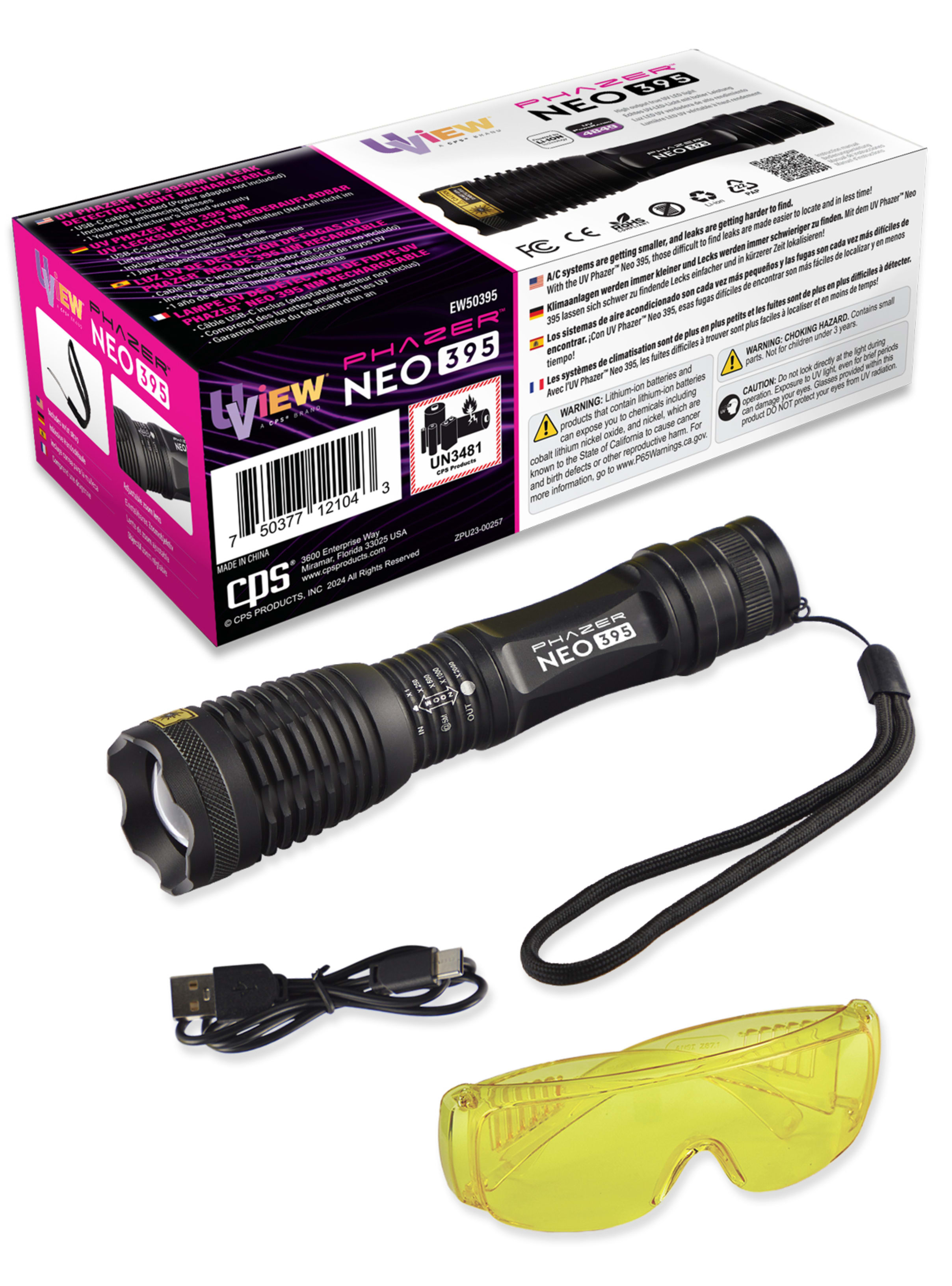 UView® Phazer™ NEO 395 | UV Leak Detection Light Rechargeable