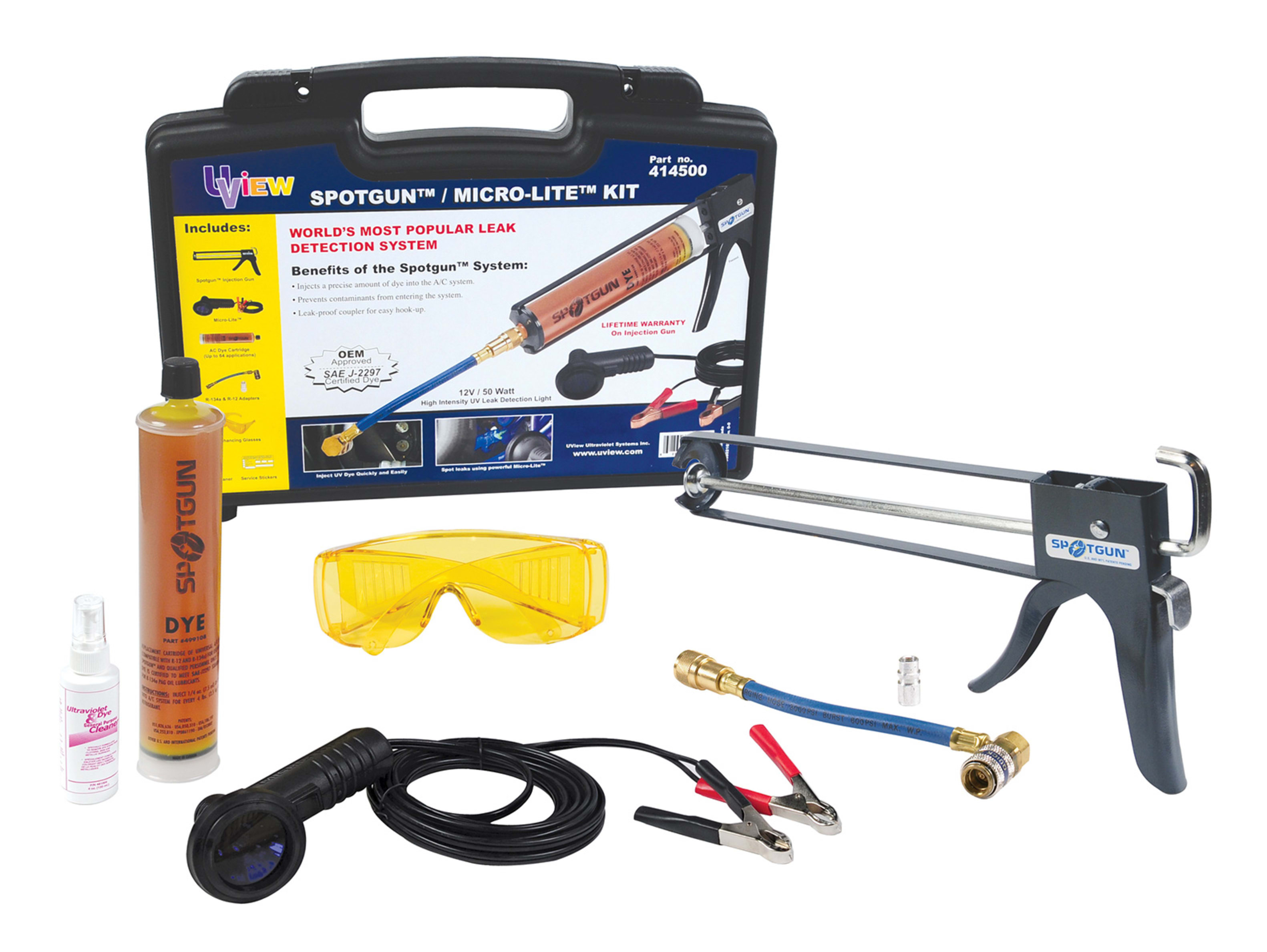414500 | Spotgun™ Micro-Lite™ Leak Detection Kit | CPS 414500 | Spotgun™ Micro-Lite™ Leak Detection Kit | CPS