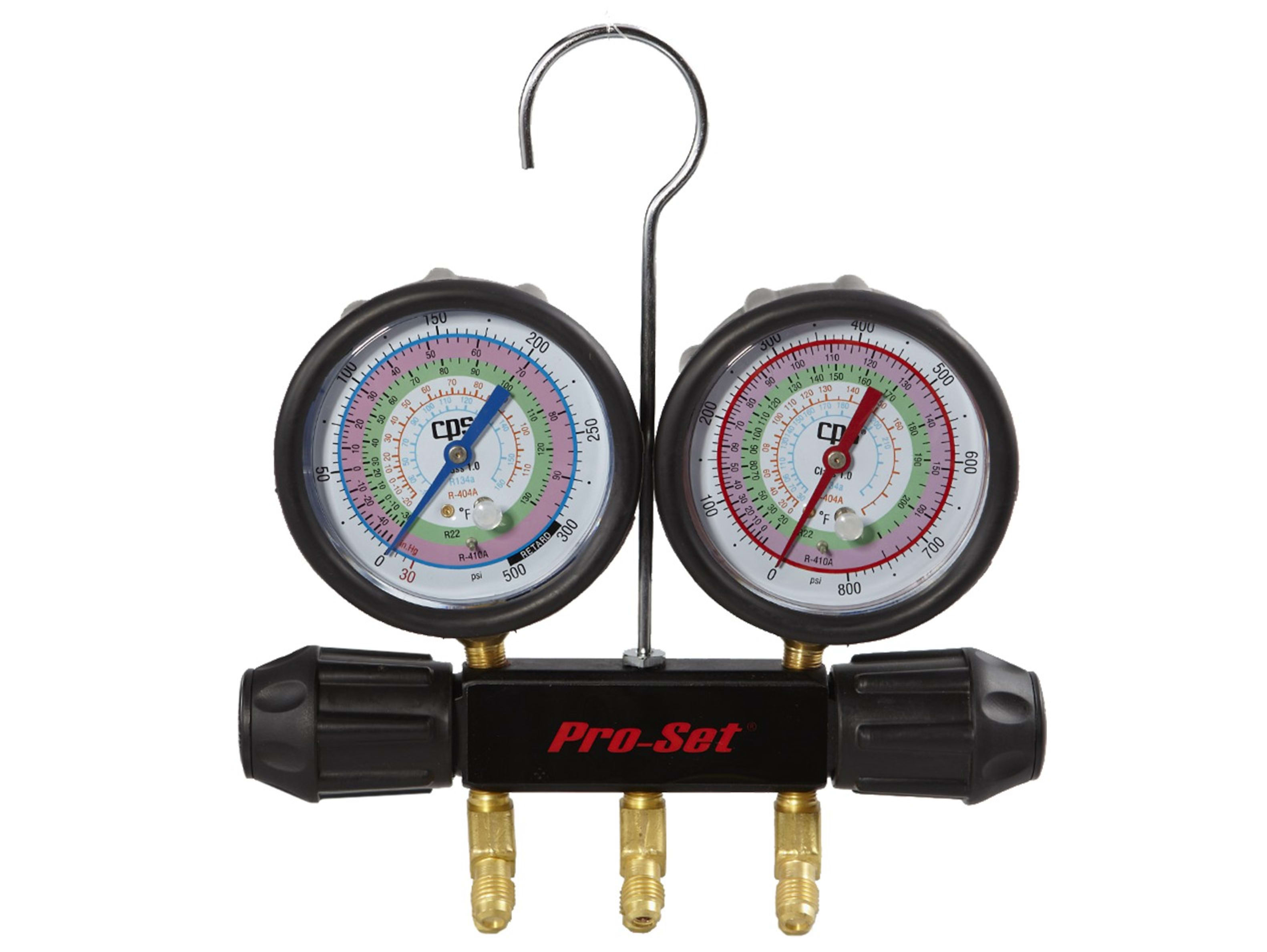 MT2H7P5E | Manifold and Gauge Set with Valves + Hoses