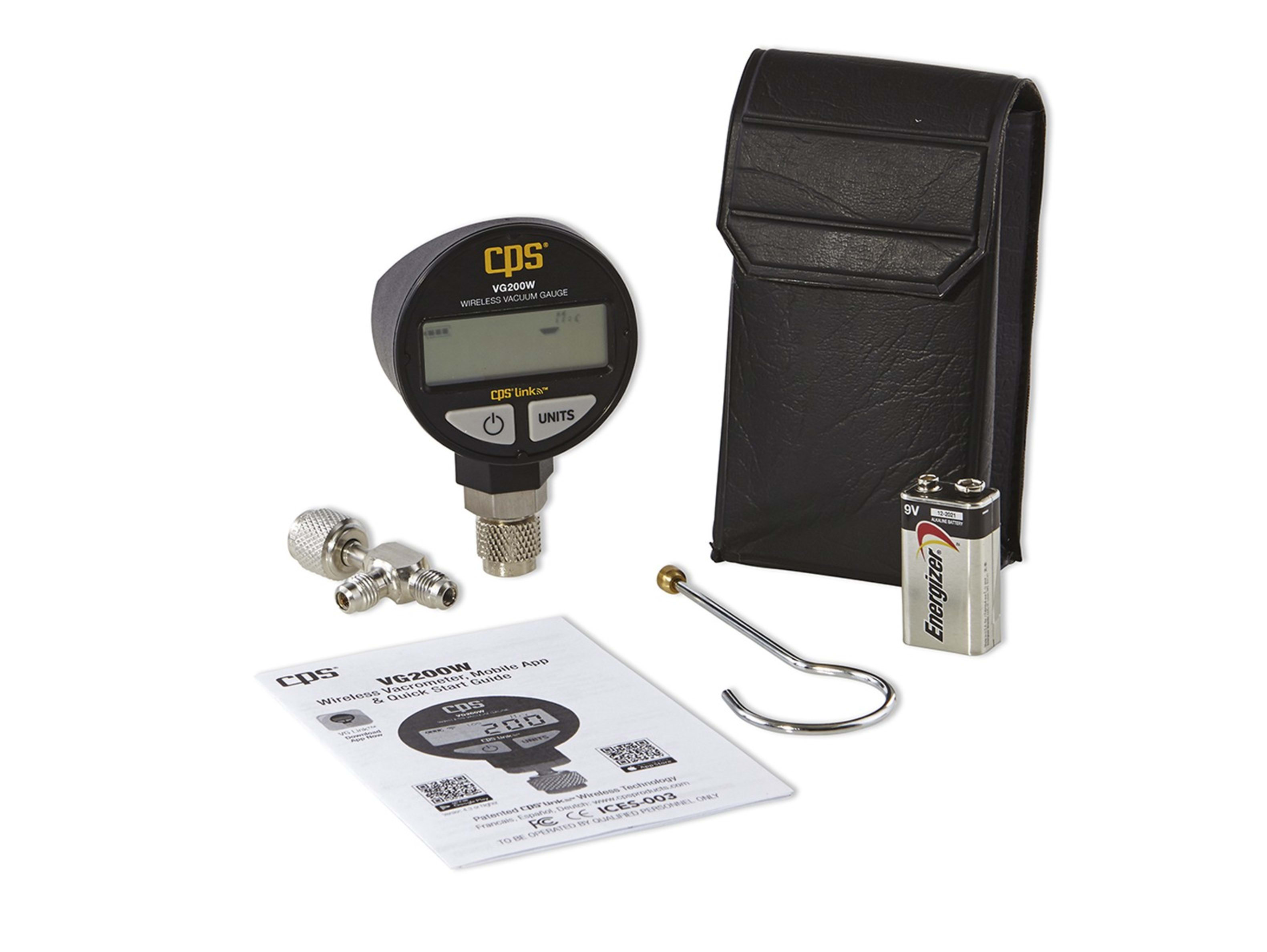 VG200W | Wireless Digital Vacuum Gauge | CPS Products