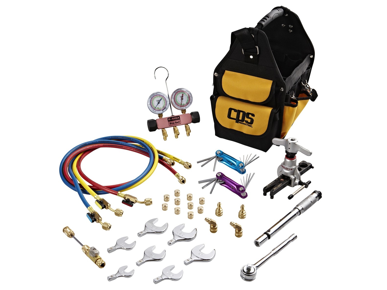 TLB410A Mini-Split Tool Kit with Manifold & Torque Wrench Set
