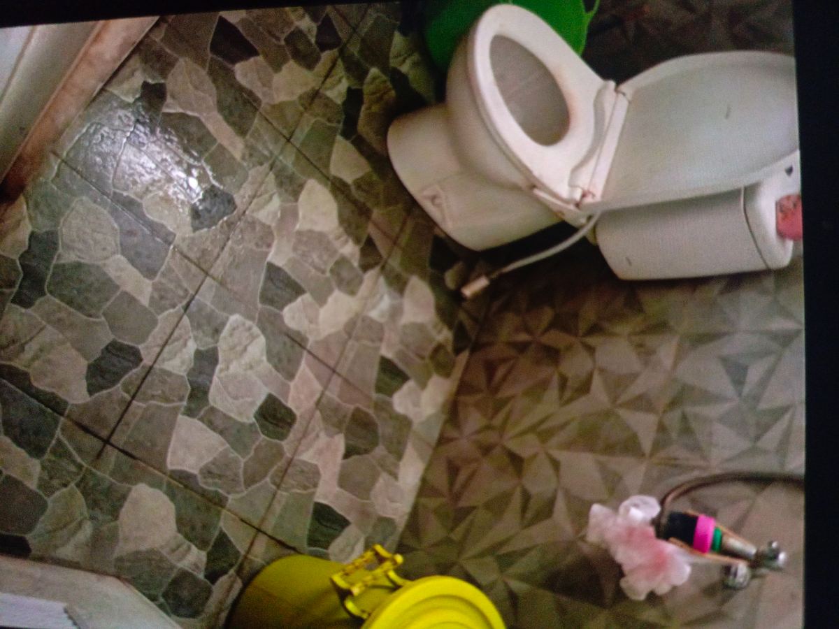 Sebelum dibersihkan