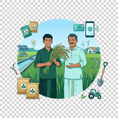 Annadata Sukhibhava – PM KISAN Scheme Logo