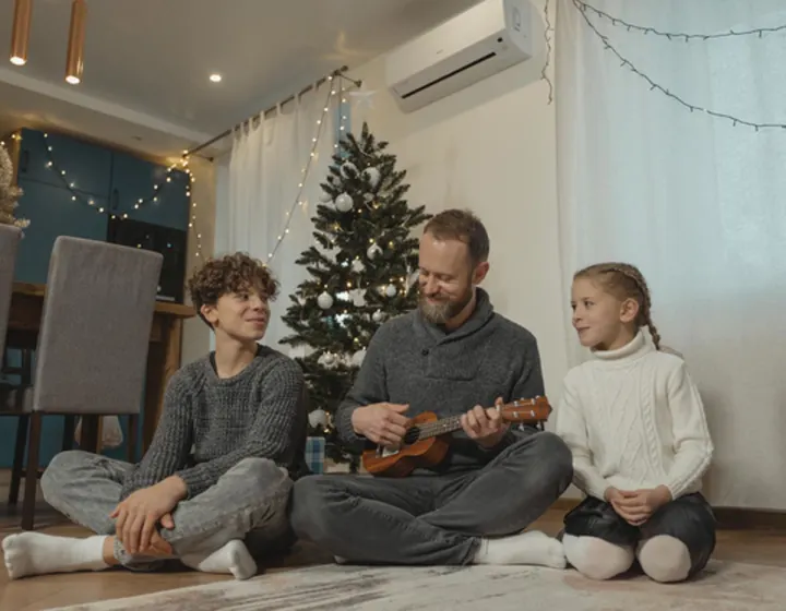 Girl and boy taking Ukulele Lessons in Portland