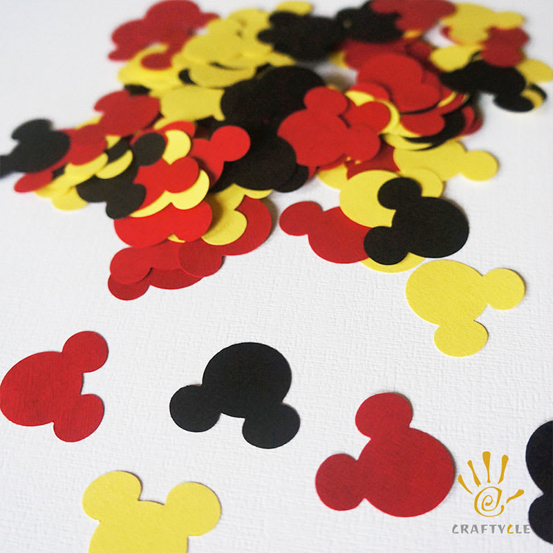 Mickey Mouse Theme Confetti Birthday Party Decoration Table Decoration 100g - Image 2